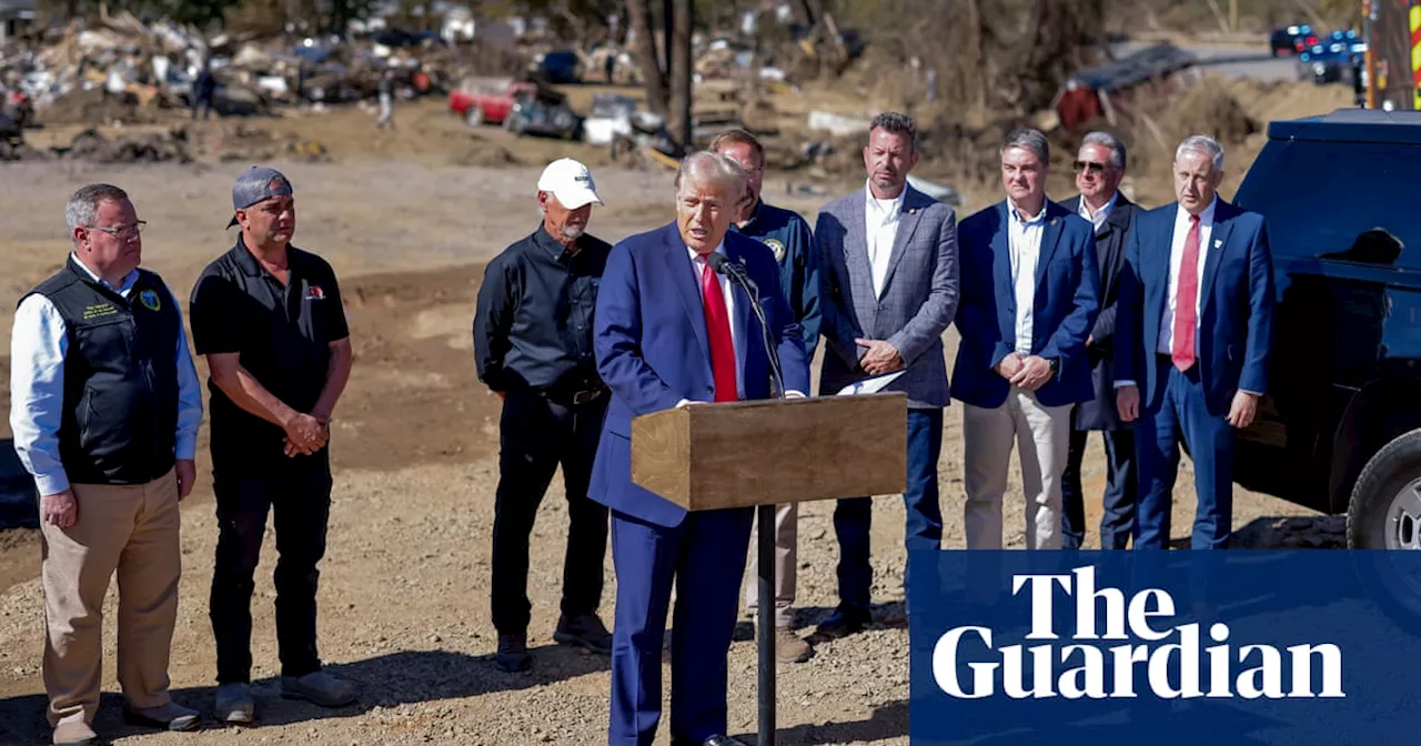 Trump uses North Carolina visit to reiterate hurricane relief conspiracies