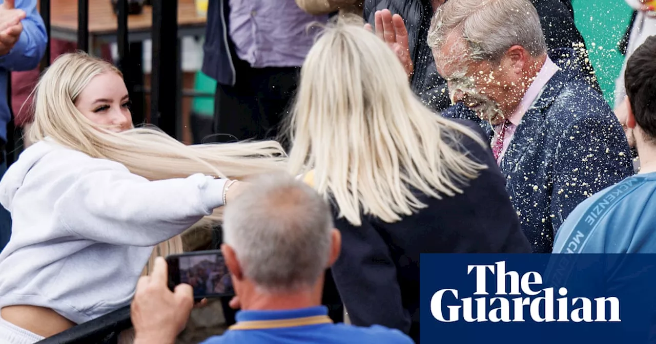 Woman who threw milkshake over Nigel Farage admits assault