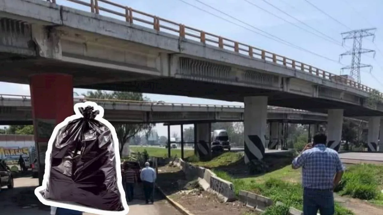 Hallan torso dentro de una bolsa negra debajo de puente vehicular en Ecatepec, Edomex