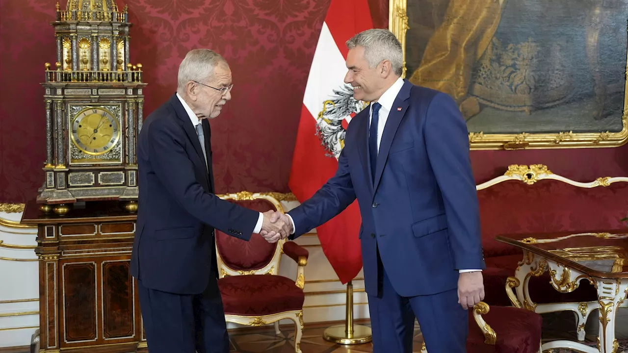 Nehammer in der Hofburg - Nach Kickl – nun trifft Kanzler auf Van der Bellen