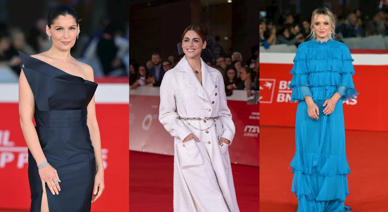 Festa del cinema di Roma, le pagelle dei look: Vittoria Puccini luminosa (9), Miriam Leone sbaglia tutto (6),