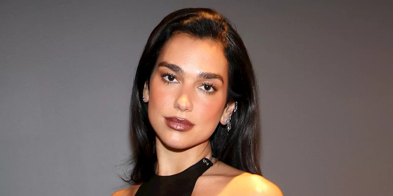 Dua Lipa's Furry Plunging Push-Up Bra Is So Cat-Coded