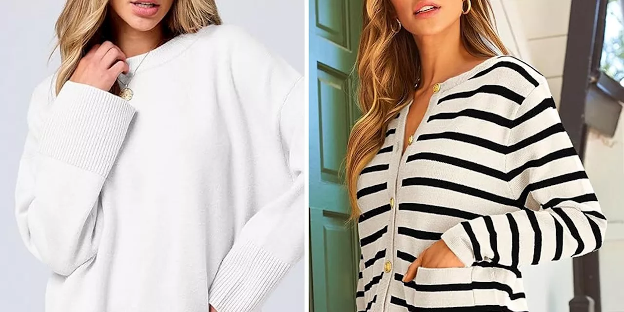 I’m Running to Snag This Chic 68%-Off Cardigan, Plus 5 Other Under-$40 Sweaters