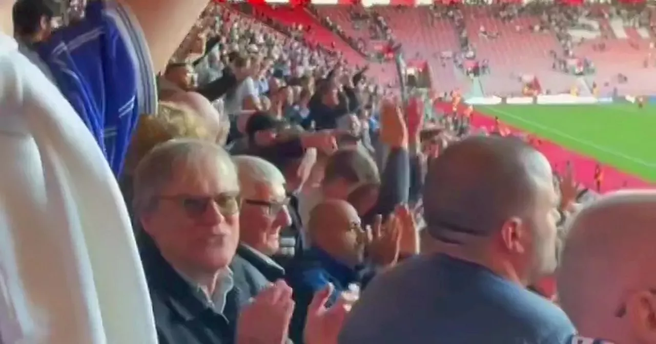 Corrie's Roy Cropper star laps up sweary football chant sending fans wild