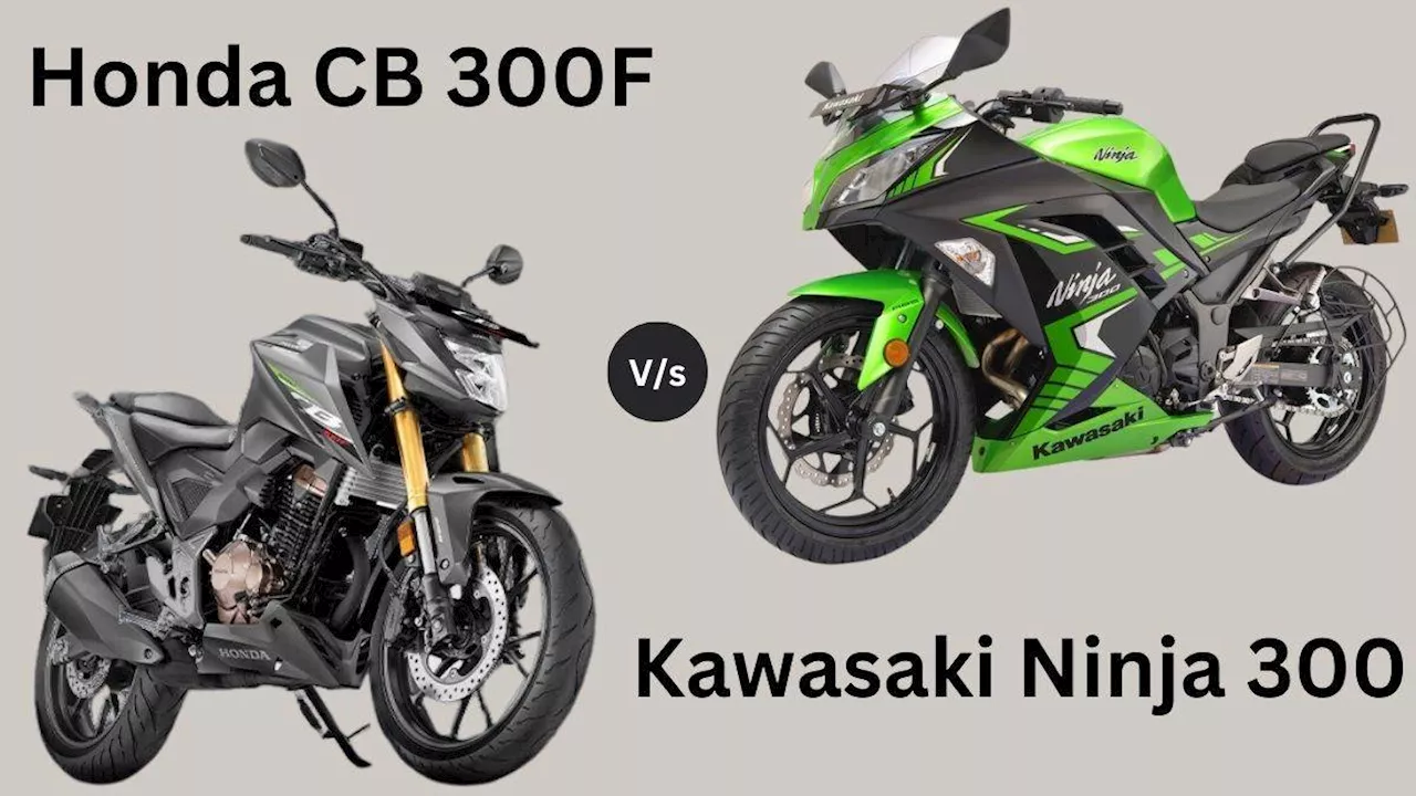 Honda CB300F Vs Kawasaki Ninja 300: इंजन, फीचर्स और कीमत के मामले में कौन बेहतर