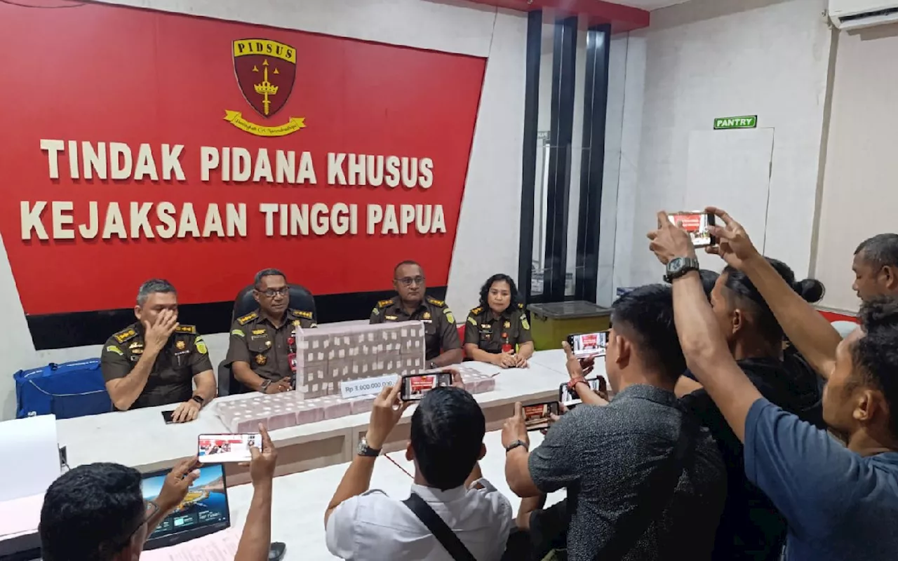 Kejati Papua Sita Uang Rp 3 Miliar Terkait Korupsi PON XX