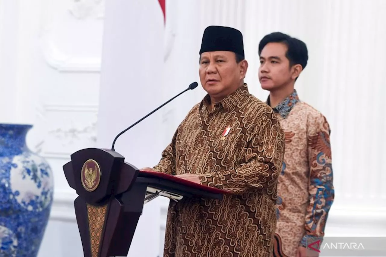 Prabowo Lantik Menteri & Wakil Menteri Kabinet Merah Putih Hari Ini