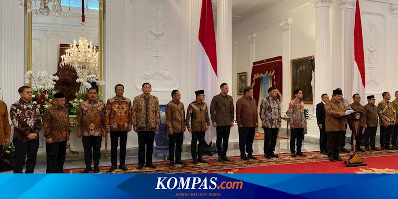 Daftar Menteri Prabowo-Gibran dari Partai Gerindra