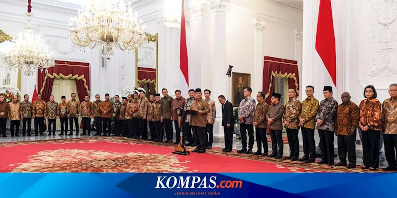 Link Pelantikan Menteri dan Wakil Menteri Hari Ini, mulai Pukul 10 Pagi