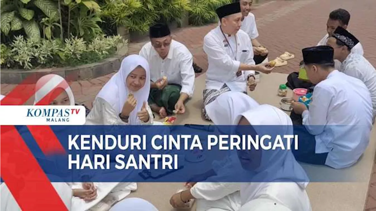 Peringati Hari Santri Nasional, Siswa MAN 1 Kota Malang Lakukan Kenduri