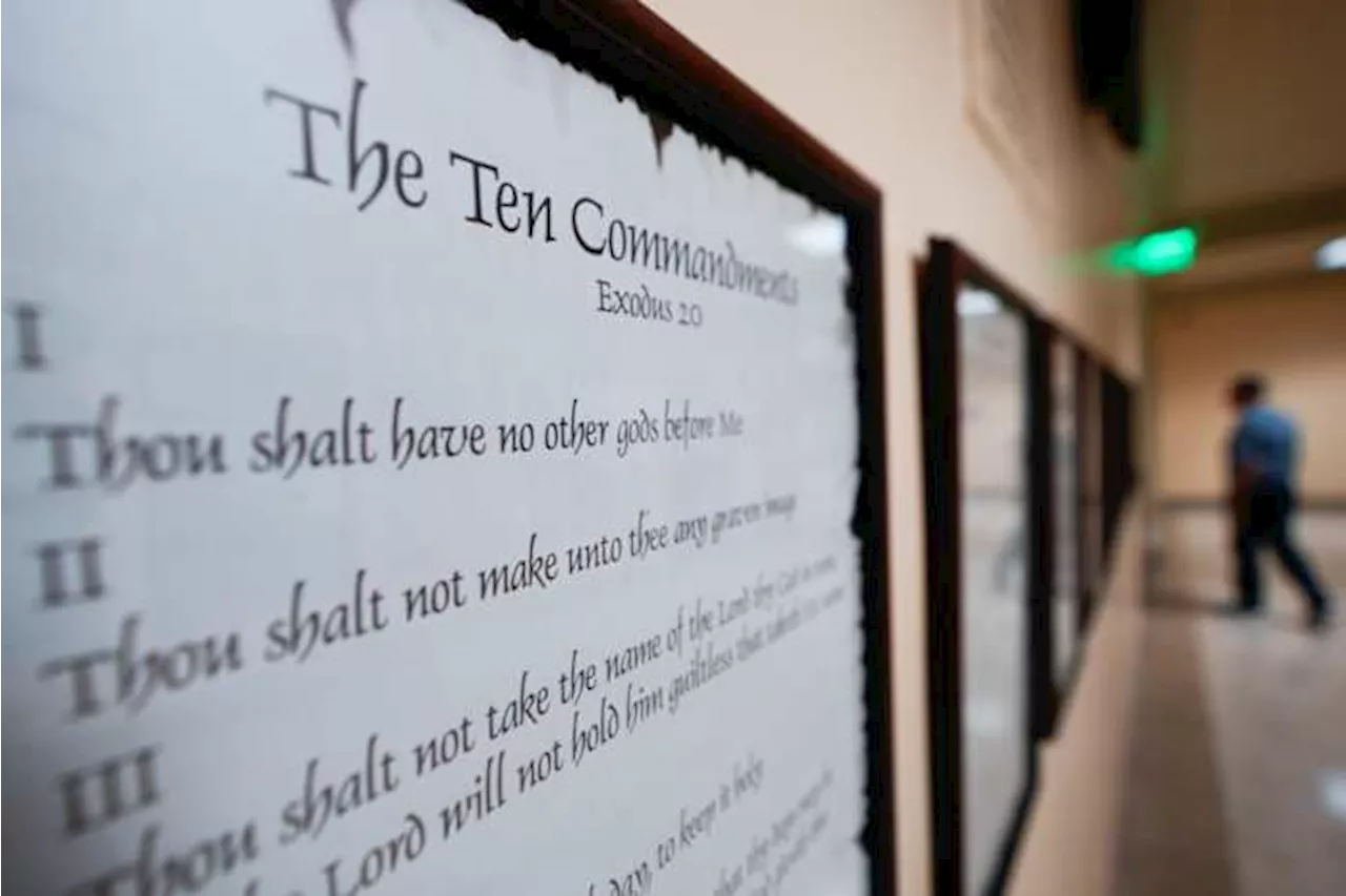 Judge will hear arguments to block Louisiana's Ten Commandments display requirement in schools