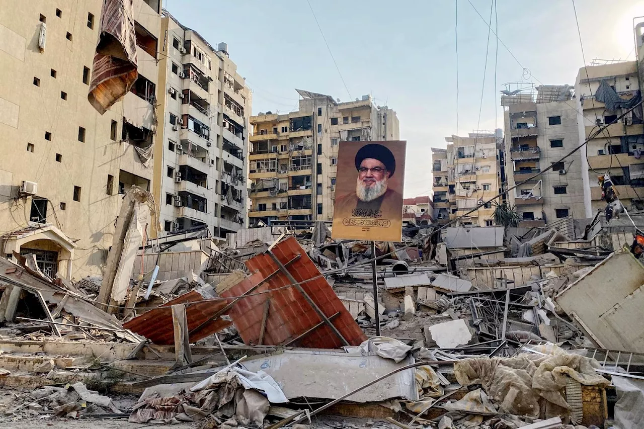 Sous les bombes israéliennes, la banlieue sud de Beyrouth en ruines