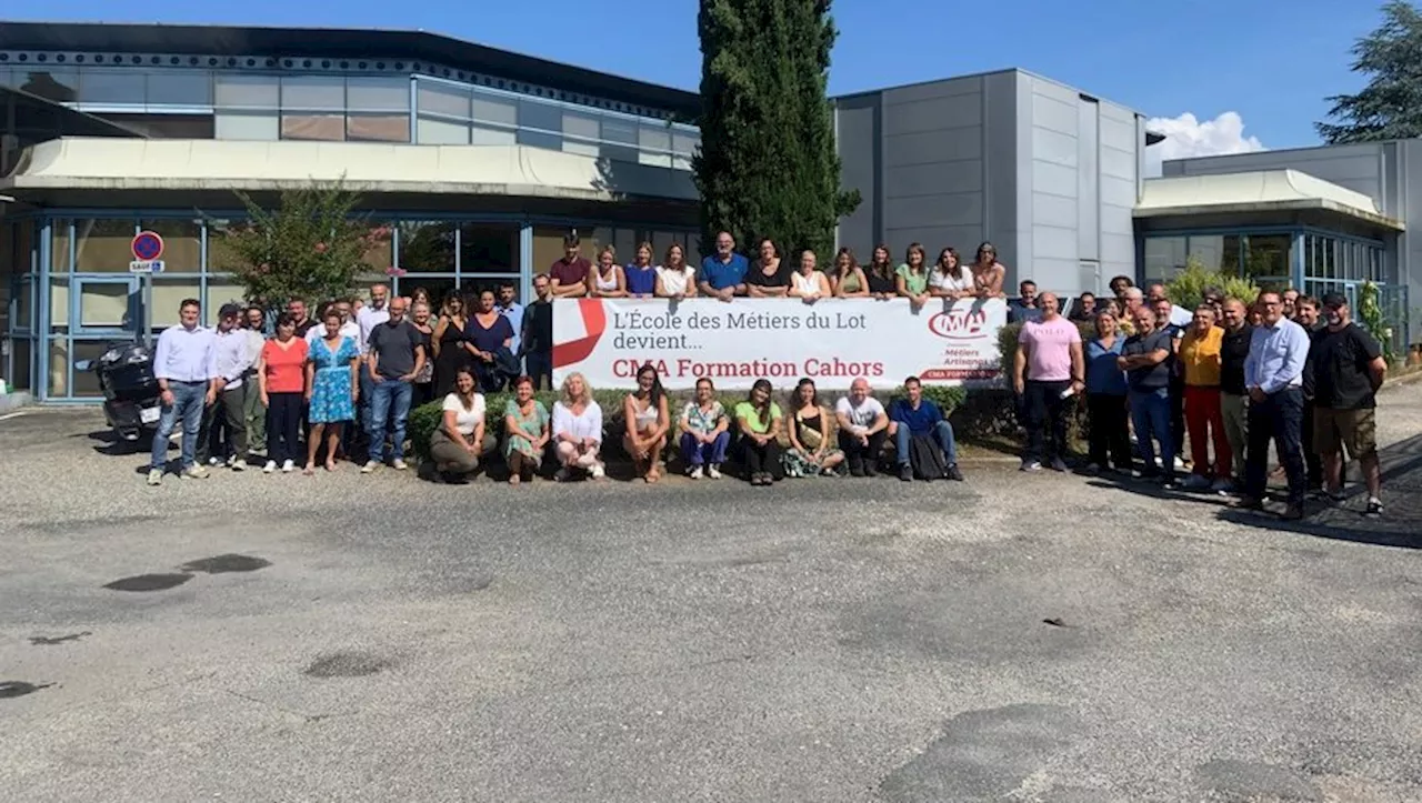 L’École des métiers du Lot devient CMA Formation Cahors