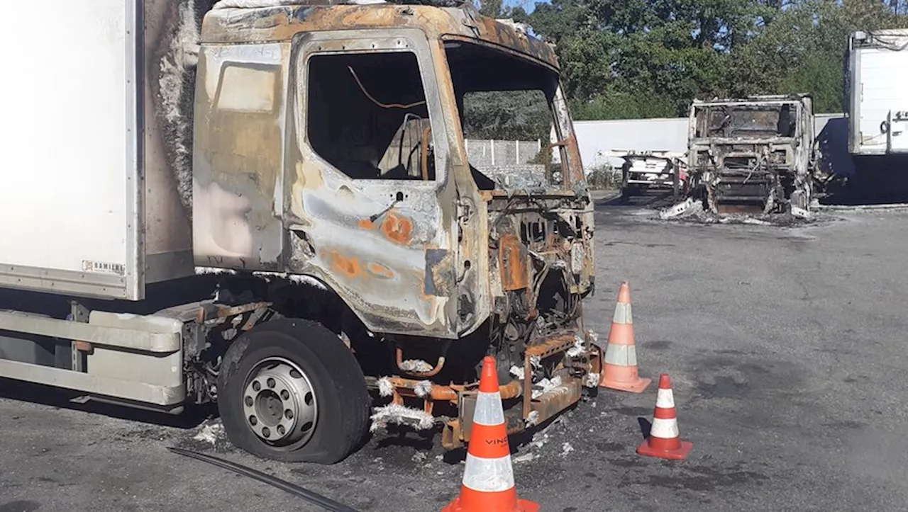 Questions autour des véhicules incendiés chez 'Alcoser Transports' au nord de Toulouse