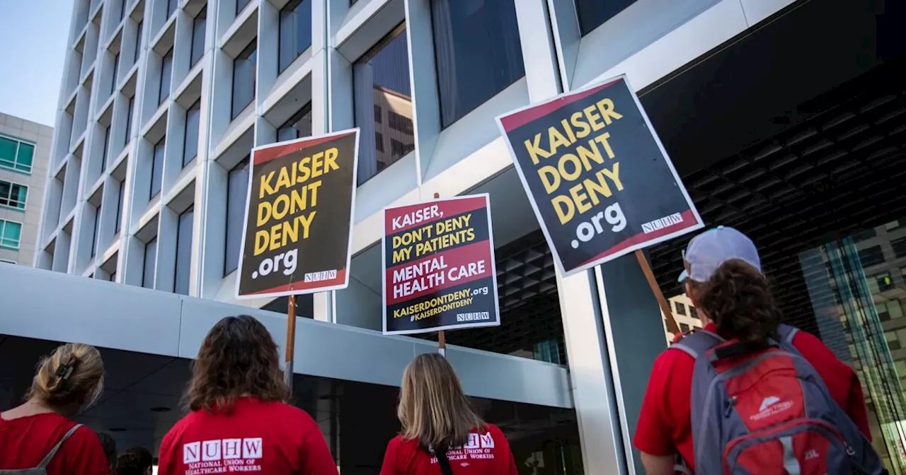 Kaiser Permanente mental health workers begin open-ended strike in Southern California