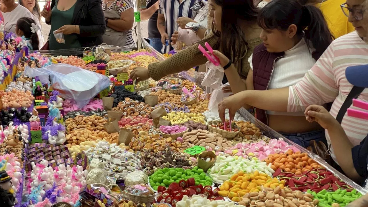 ¡Lleno total! Así se vivió la feria del alfeñique este fin de semana