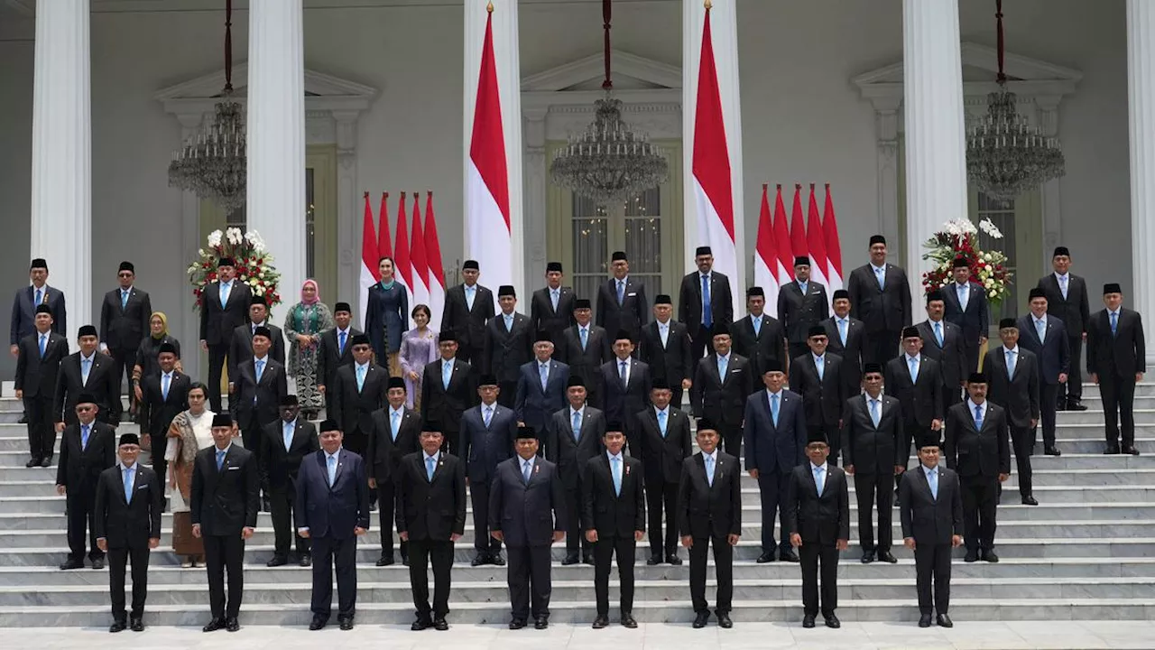 113 Daftar Lengkap Pejabat di Kabinet Merah Putih Prabowo-Gibran 2024