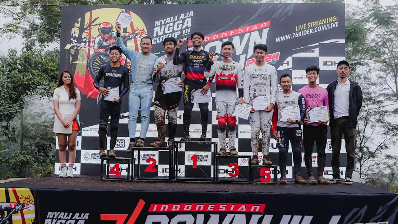 Atasi Tantangan Cuaca, Rendy Varera Sanjaya Berjaya di Seri 2 Indonesian Downhill 2024