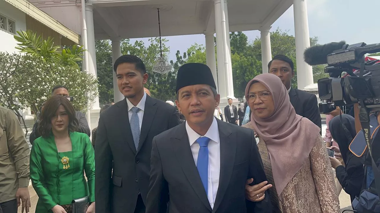 Kaesang Dampingi Raja Juli di Pelantikan Menteri: Alhamdulillah Pak Prabowo Percaya PSI