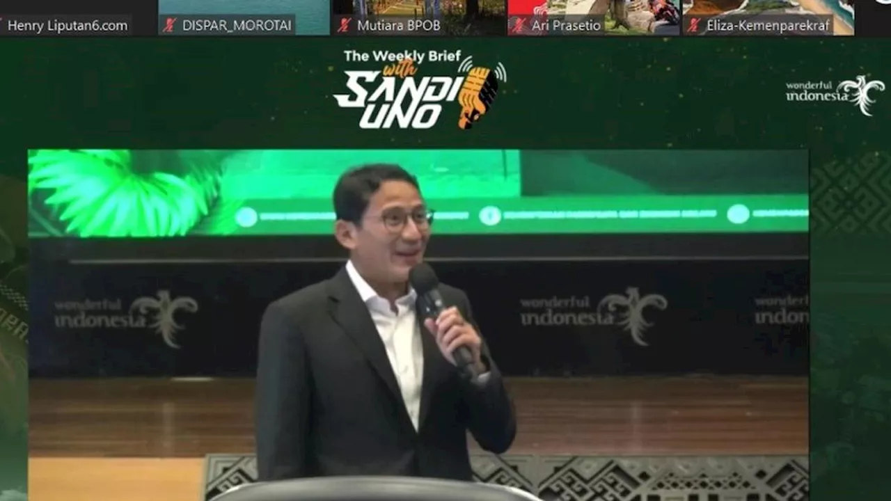 Purna Tugas Sebagai Menparekraf, Sandiaga Uno Bahas Tawaran Jadi Sekjen UNWTO