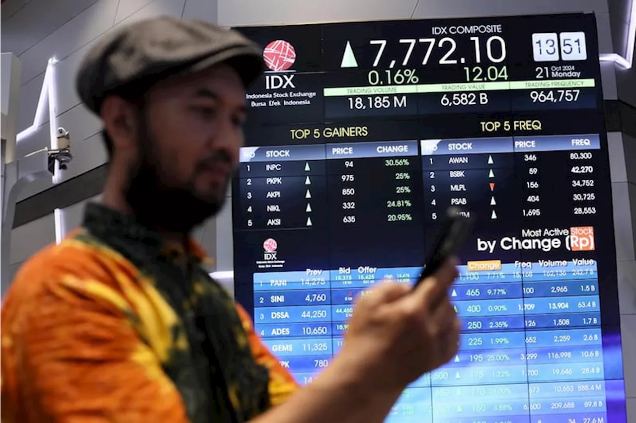 IHSG Ditutup Menguat 12,54 poin ke Posisi 7.772,60