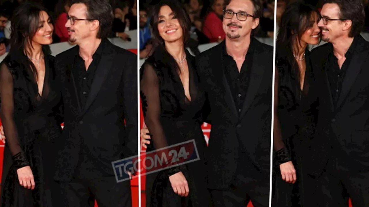 Ambra Angiolini e Damiano Michieletto sul red carpet, che intesa!