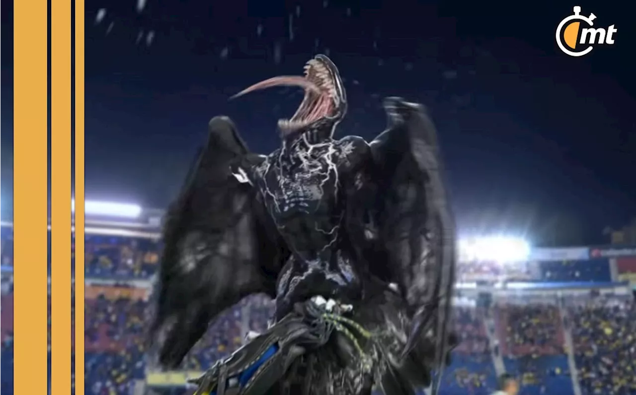 Promoción de Venom 3 transformó al águila del Azteca en un simbionte