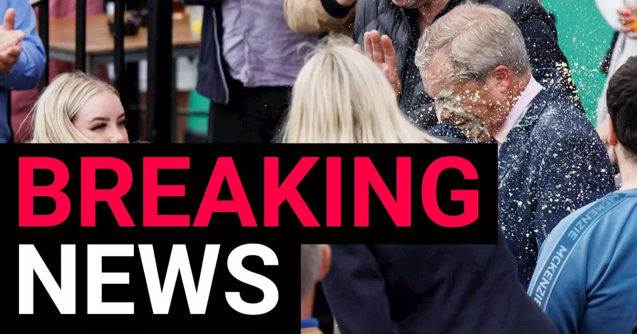 Nigel Farage turns up at court to watch milkshake chucker plead guilty