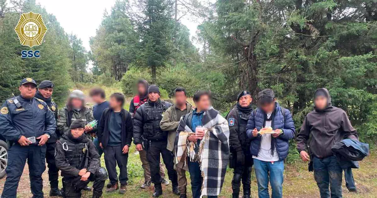 Rescatan a 4 personas que cayeron a un peñasco en el Pico del Águila, Tlalpan