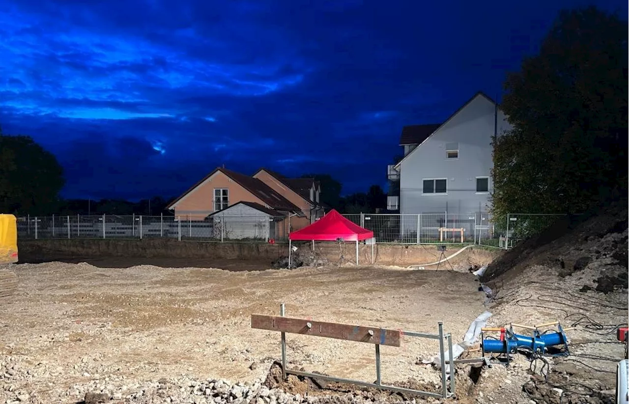 Sondage nach Blindgängern auf Burgweintinger Baustelle läuft: Bisher keine weitere Bombe