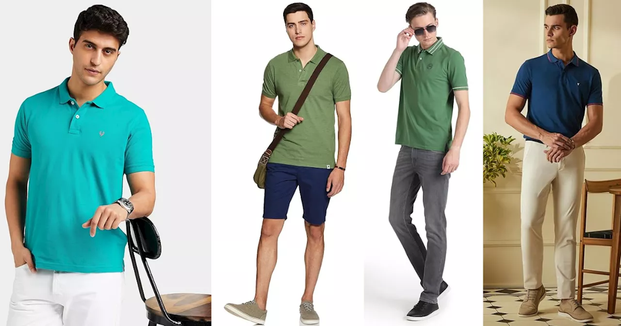 Men Polo T-Shirts पर 50% से ज्यादा की छूट, Amazon Festive Sale में बेस्ट ब्रैंड्स की टी-शर्ट चुनने का मौका