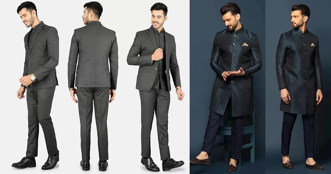 Men Wedding Suit पर मिल रही बेस्ट डील, Amazon Festive Sale में 70% का डिस्काउंट ऑफर