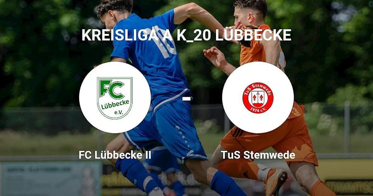 FC Lübbecke II im Duell gegen TuS Stemwede deutlich überlegen