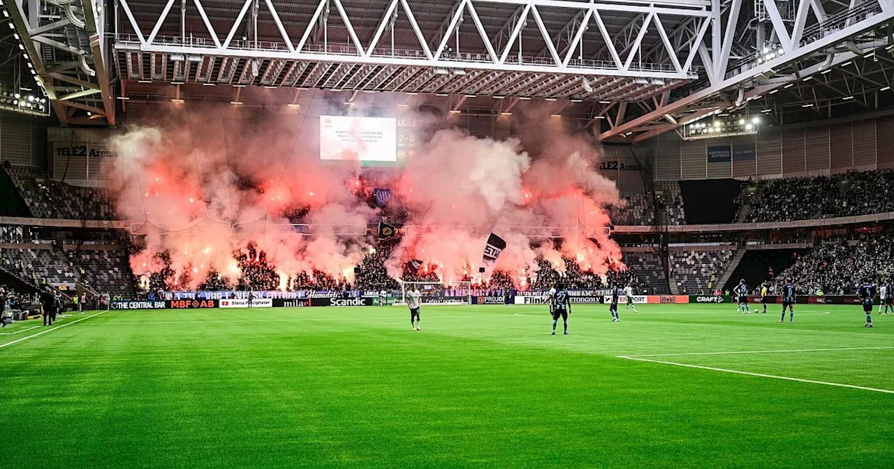 Stockholmer Fußballderby nach Böllerwürfen ohne Fans beendet