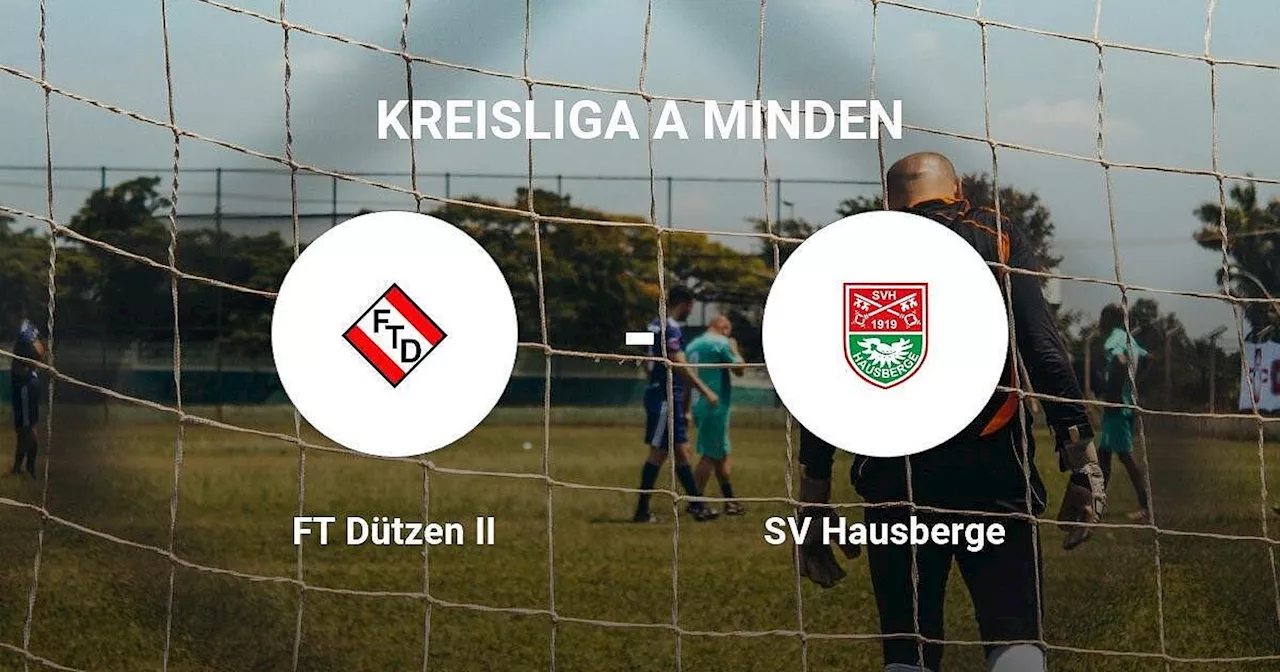 SV Hausberge sichert sich knappen Sieg gegen FT Dützen II