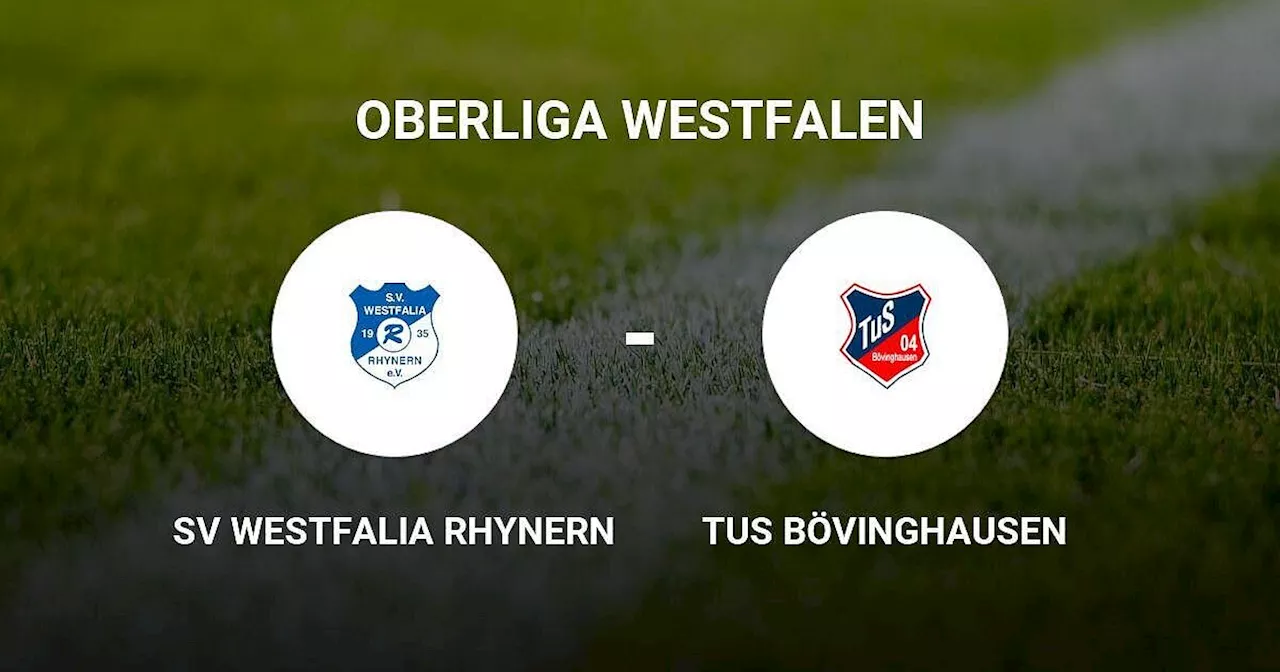 TuS Bövinghausen unterliegt gegen SV Westfalia Rhynern