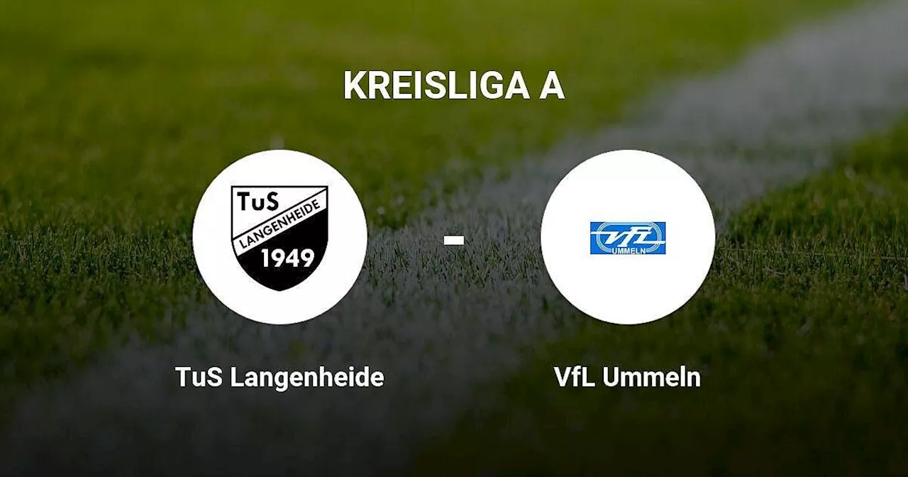 VfL Ummeln kassiert gegen TuS Langenheide