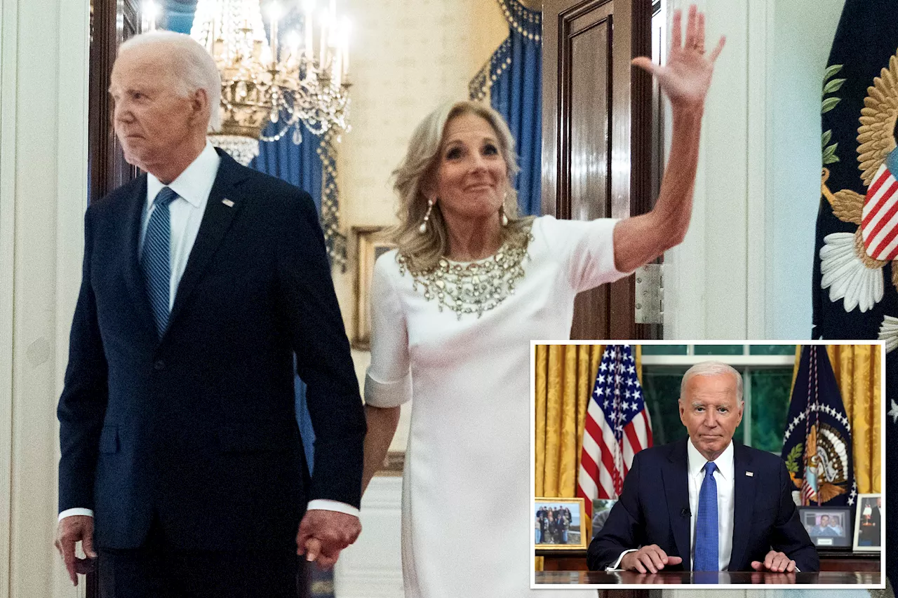 Jill Biden admits it was 'the right call' for her husband to drop out of 2024 race