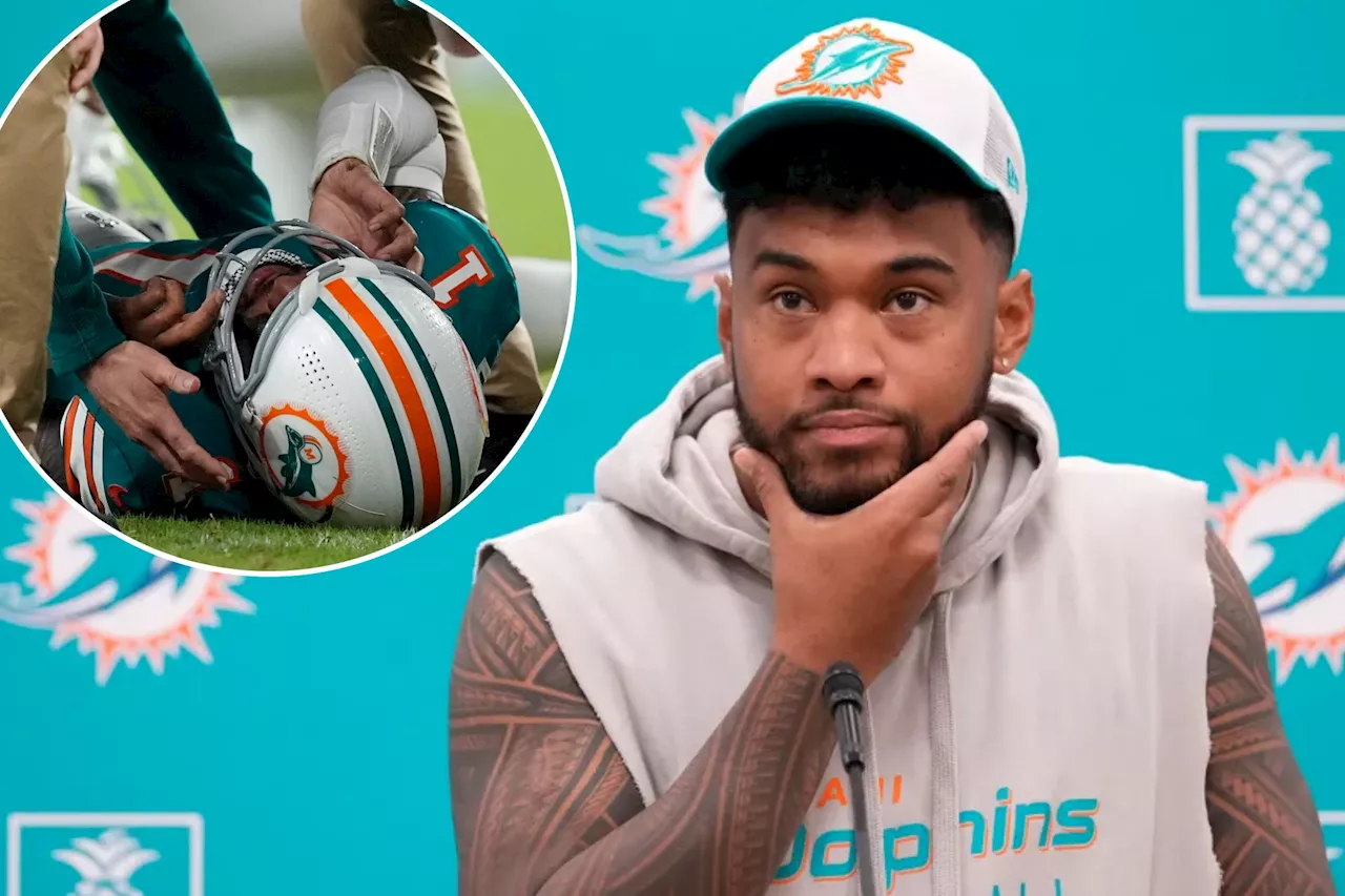 Tua Tagovailoa 'willing to play the odds' with Dolphins return after latest alarming concussion