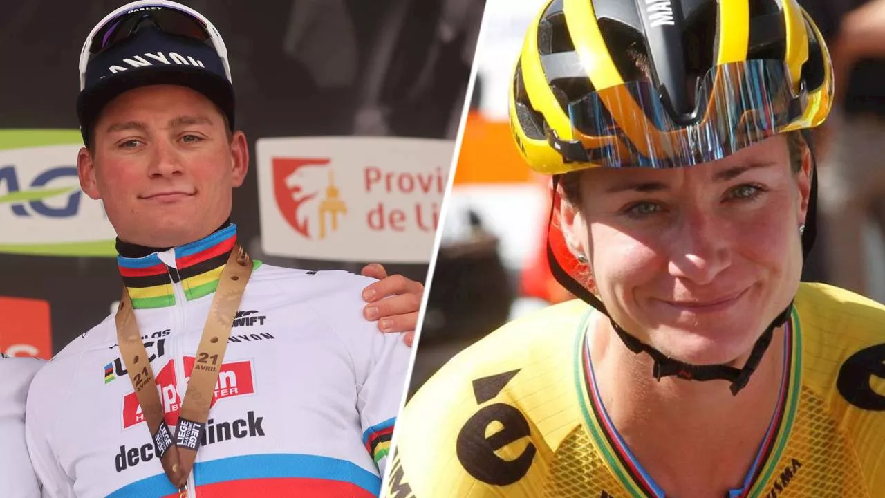 Marianne Vos en Mathieu van der Poel zijn wielrenner van het jaar