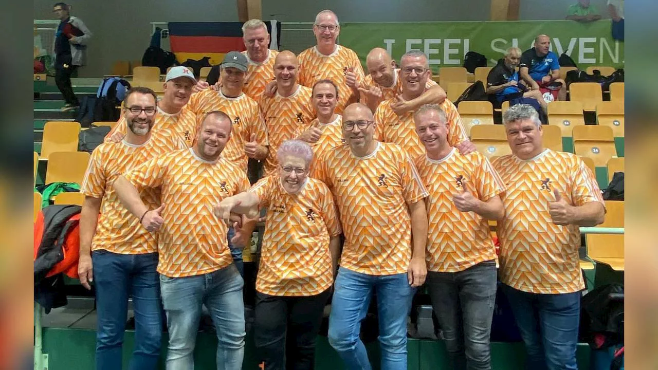 Van fietsvoetbal tot pingpong met Parkinson: Hans bezoekt bijzondere WK's