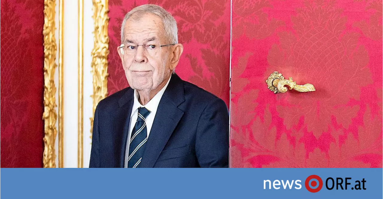 Nach ersten Gesprächen: Parteichefs wieder bei Van der Bellen