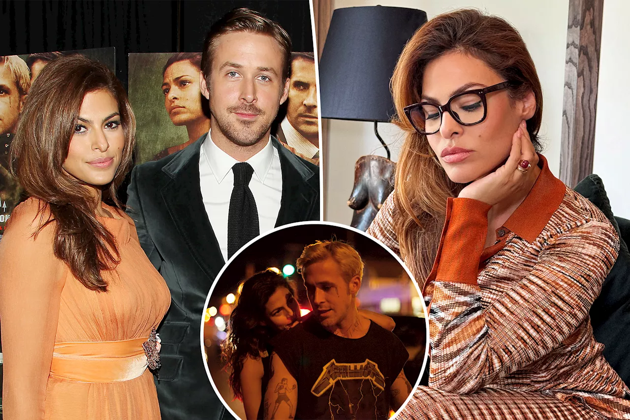 Eva Mendes 'never considered' herself beautiful but admits Ryan Gosling makes her feel sexy: 'The way my man looks at me'