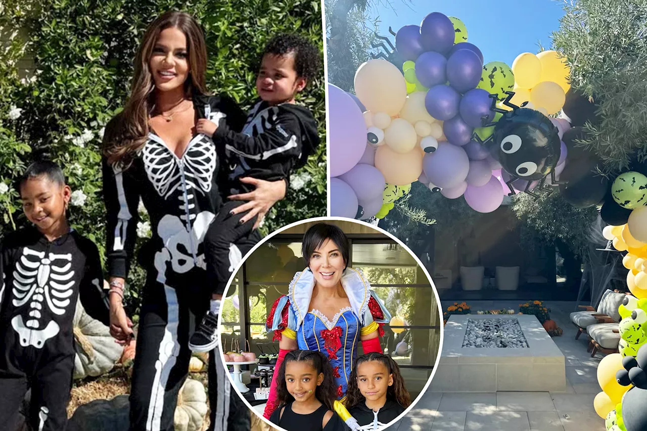 Inside Khloé Kardashian's 'cousins pumpkin party' for Kardashian–Jenner kids: Slime-making station, candy wall and more