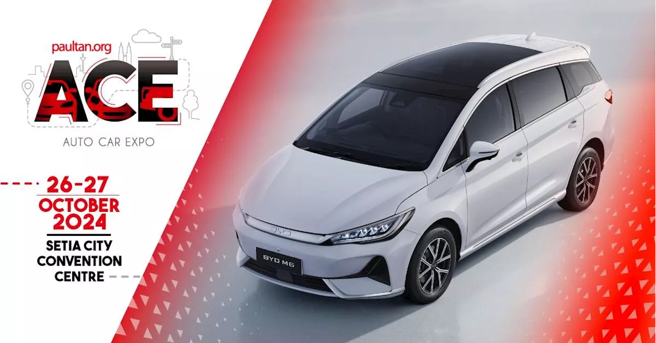 ACE 2024: Discover the all-new BYD M6 electric MPV – two seven-seat variants, priced from RM109,800