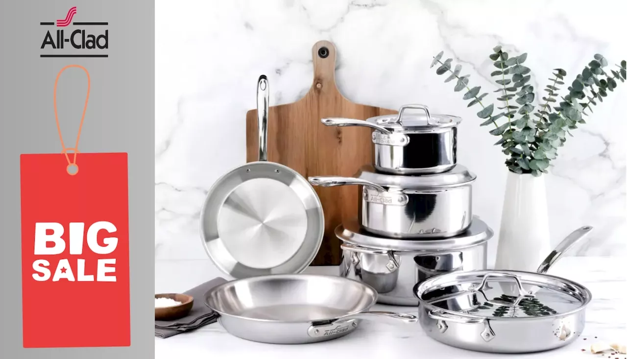 All-Clad is having a HUGE sale - save $130 on bestselling frying pan and saucepan bundle