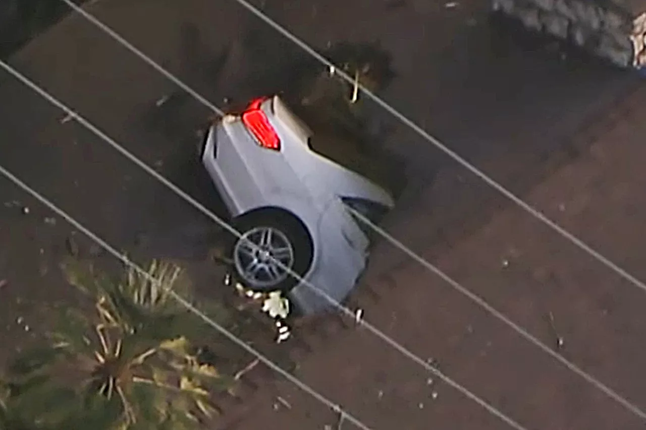 Car Crashes Through Roof of Calif. Home After Driver Loses Control: 'Sounded Like the House Exploded'