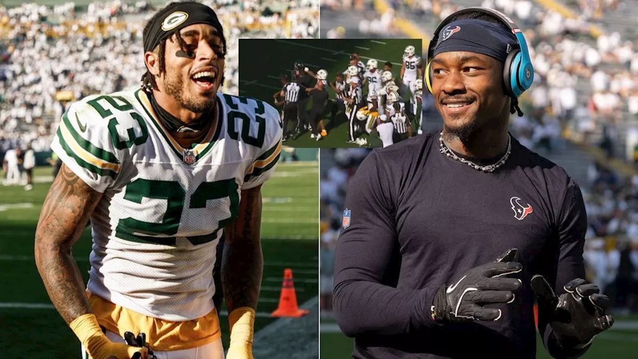 Texans at Packers: Stefon Diggs erklärt Disput mit Jaire Alexander: 'Ich lasse nichts durchgehen'