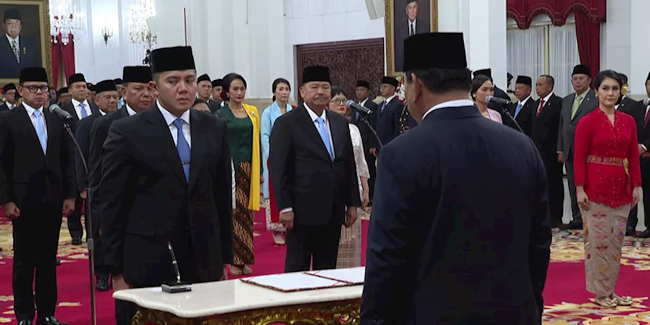 Presiden Prabowo Lantik Mayor Teddy jadi Sekretaris Kabinet