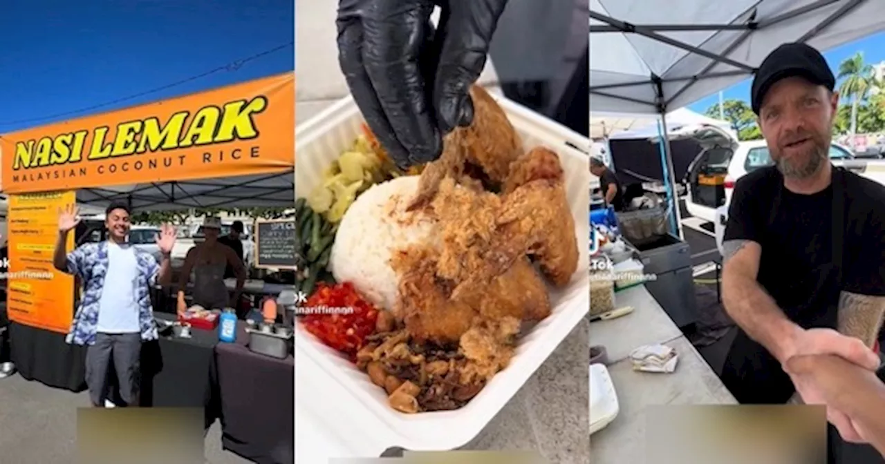  Lelaki Kongsi Satu-Satunya Gerai Nasi Lemak Yang Ada Di Hawaii